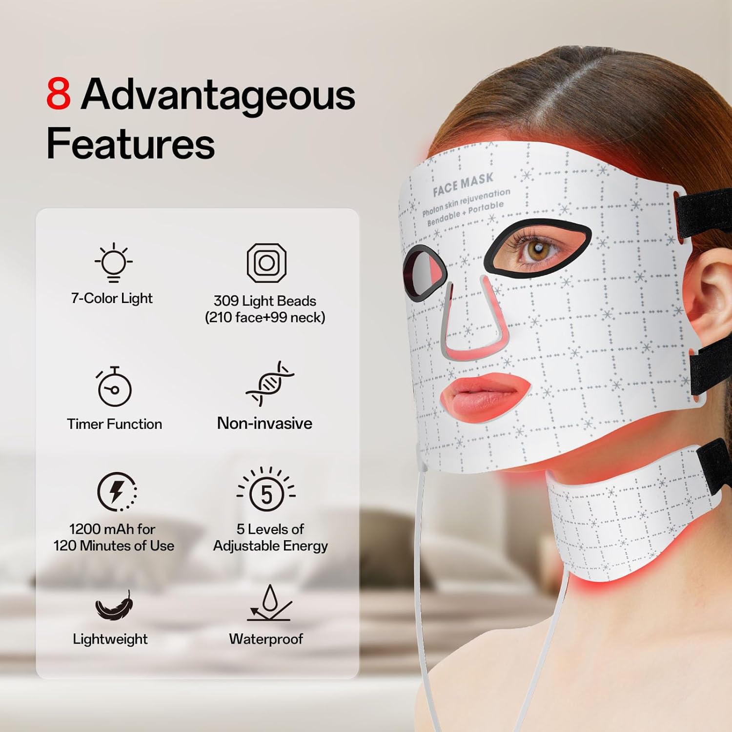 Light Therapy Facial-X7 (SEVEN Light Treatments in ONE) V1.2 DG