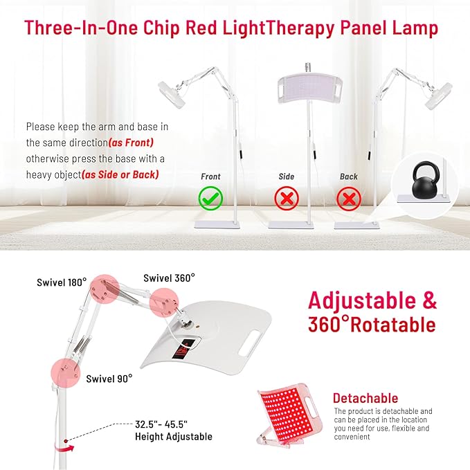 Light Therapy Max Lamp with Stand